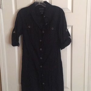 Shirt dress with spaghetti strap tank dress/slip?